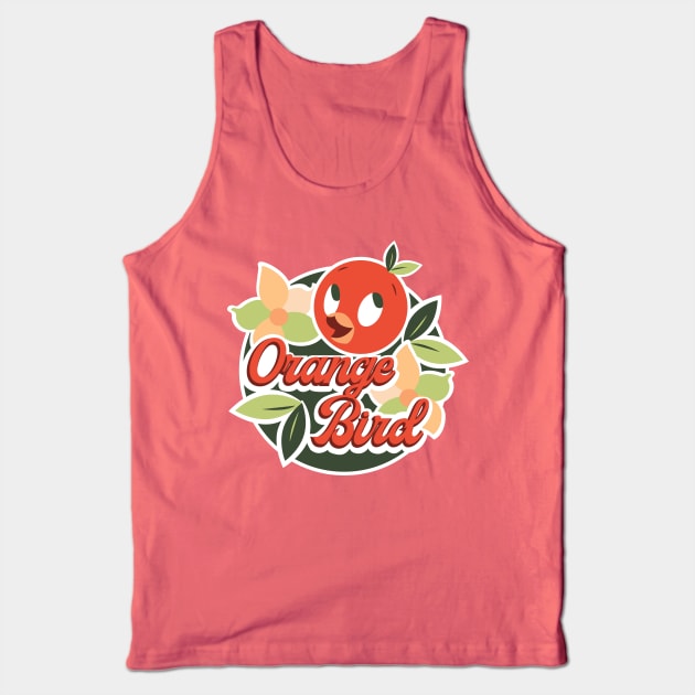 The Orange Bird Tank Top by Lunamis